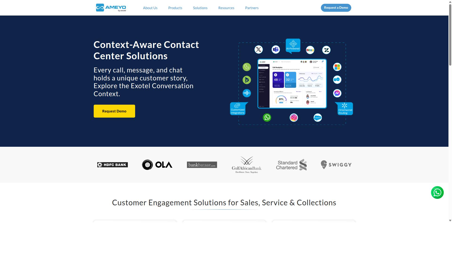 Ameyo website
